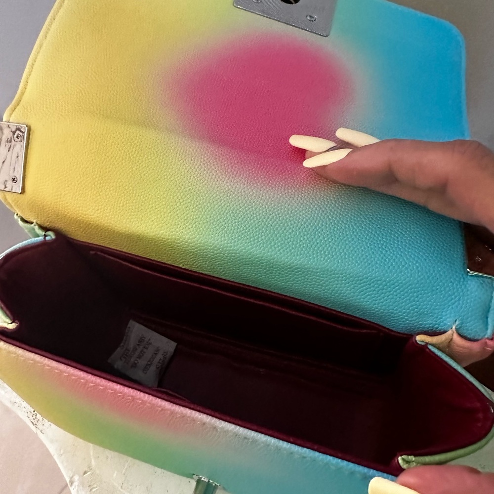 Hot Item!! three pockets inside beautiful color never used PU material - Picture 4 of 5